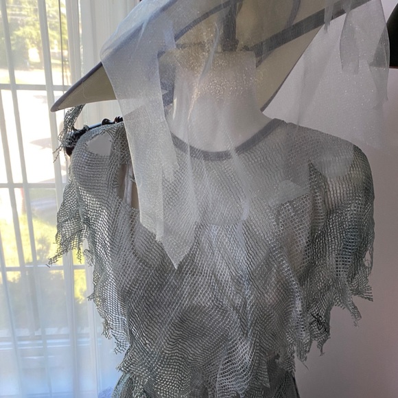 Adult ghostly gal zombie scary Halloween costume one size fits most adults - Picture 11 of 15